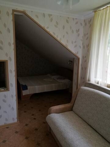 Фото номера Двухместный номер Делюкс с 1 кроватью и душем Гостевой дом Guest House Villa Roza г. Гагра 4