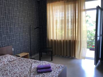 Фото номера Двухместный номер Делюкс с 1 кроватью и балконом Гостевой дом Guest House REGAN г. Гагра 5