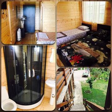 Фото номера Трехместный номер с основными удобствами Гостевой дом Guest House Gelios г. Гагра 5