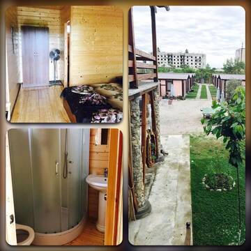 Фото номера Трехместный номер с основными удобствами Гостевой дом Guest House Gelios г. Гагра 6