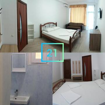 Фото номера Четырехместный номер с балконом Гостевой дом Guest House Polet Chayki г. Гагра 2